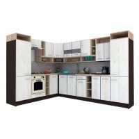 Bucatarie de Colt COSSY NEW ST. 230-310 Wenge / Decor K010